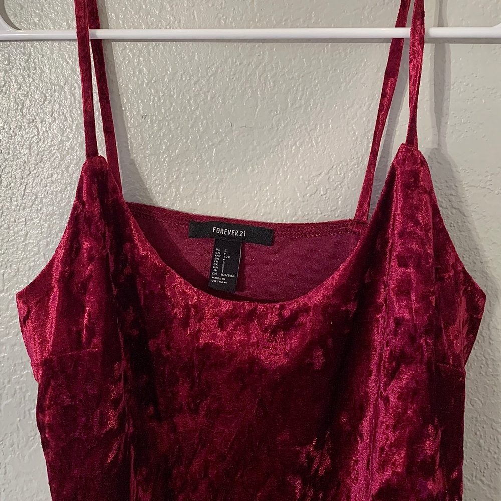 Red Velvet Dress